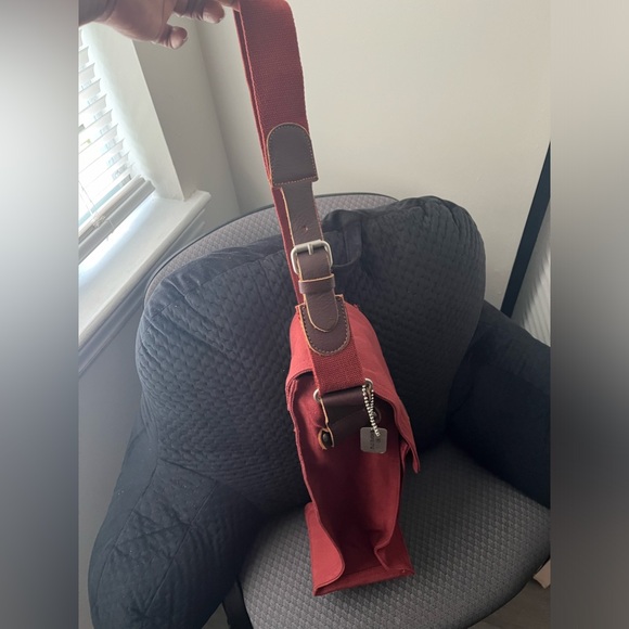 Park B. Smith burgundy canvas crossbody - Picture 4 of 7